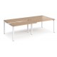 Adapt 1200mm Deep Sliding Top Double Back to Back Bench Desk